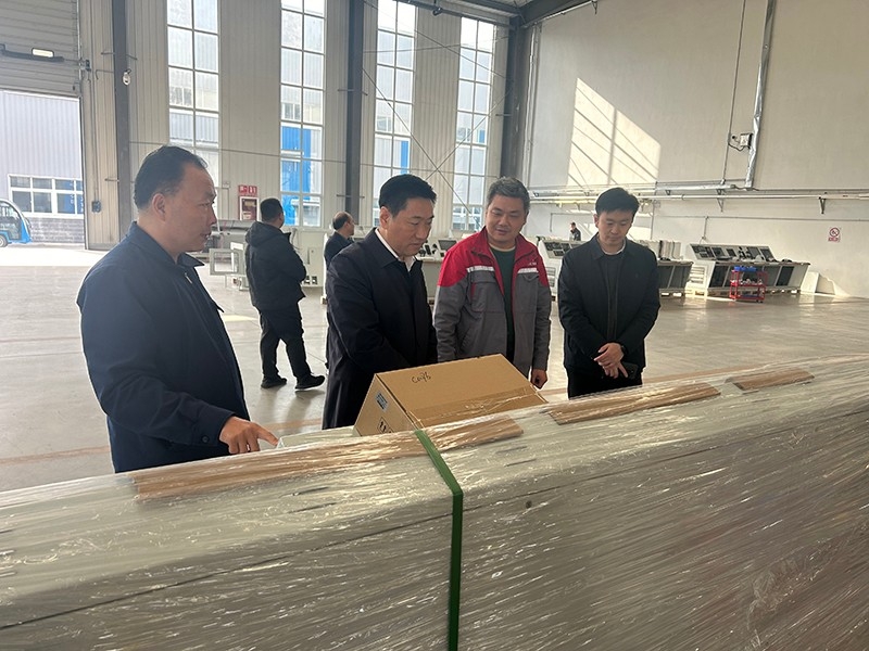 北宿鎮(zhèn)領(lǐng)導(dǎo)到精 密制造產(chǎn)業(yè)園調(diào)研指導(dǎo)工作